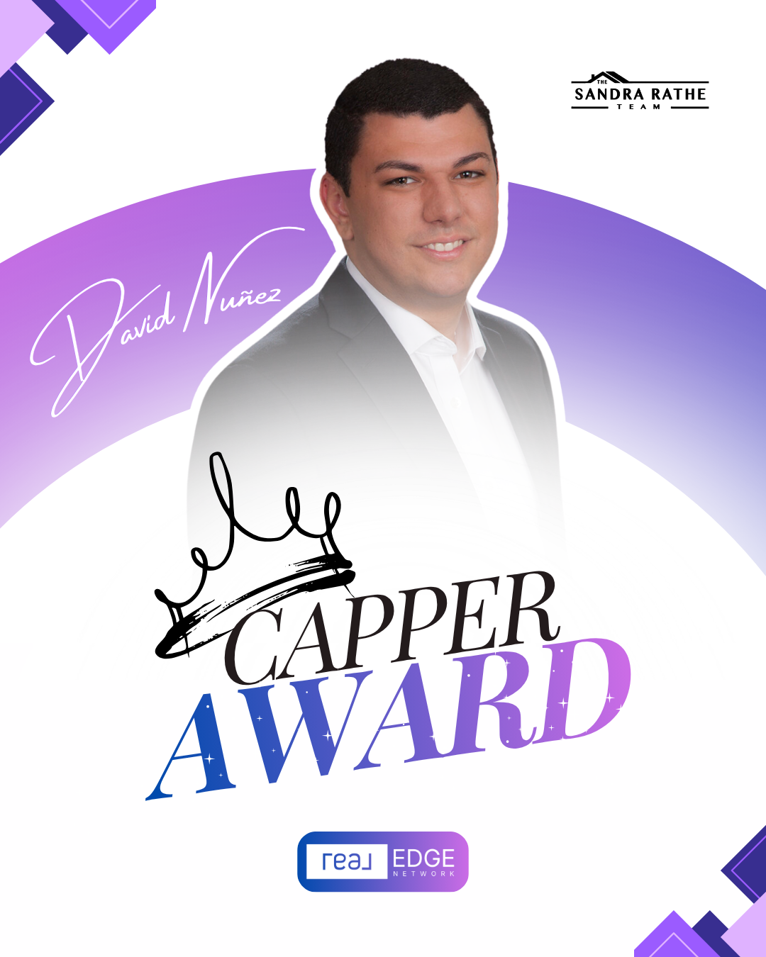 David Nuñez — Capper Award from Real Edge Network