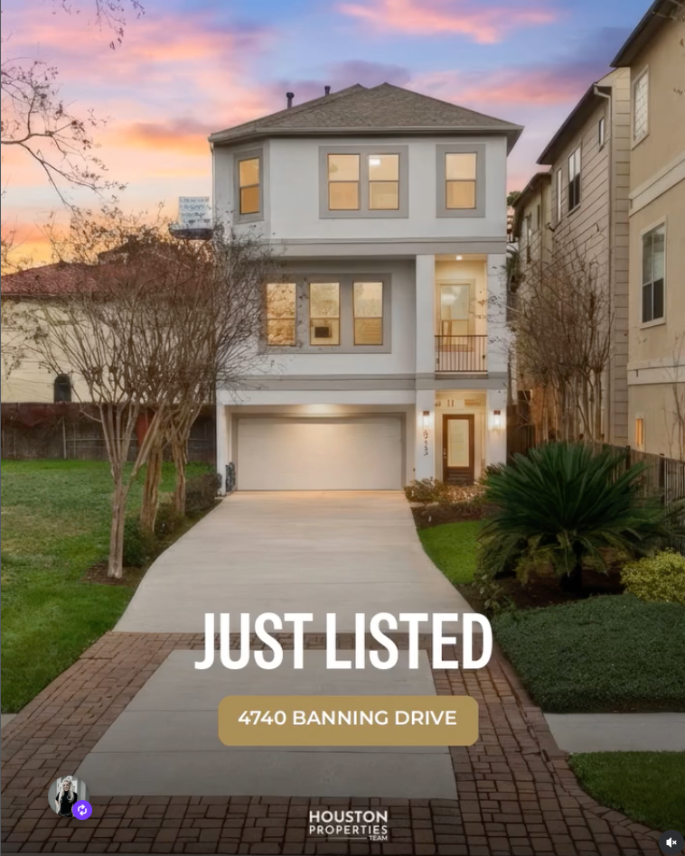 Just Listed marketing sample
