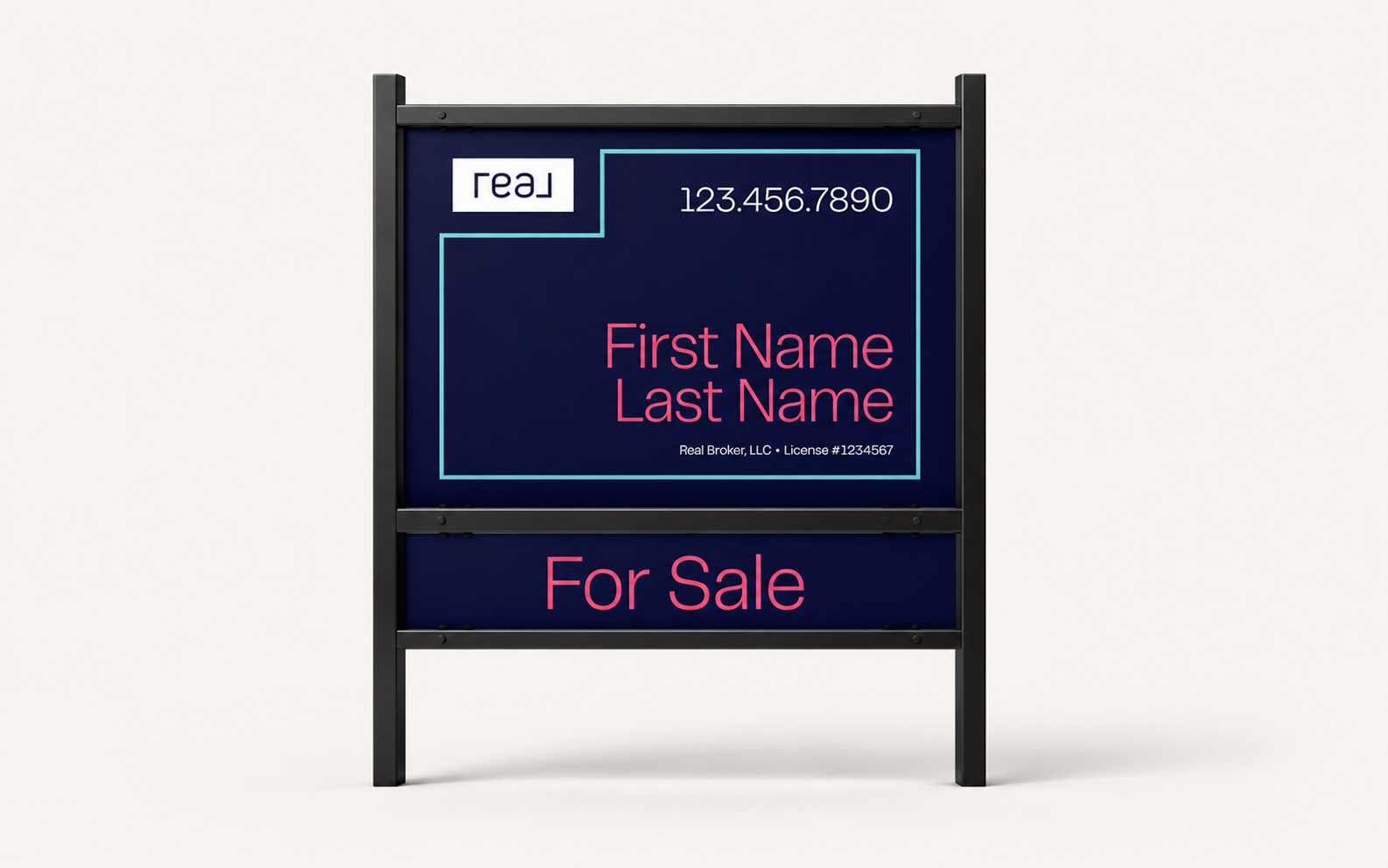 Update your sign illustration: old sign transforming to new listing